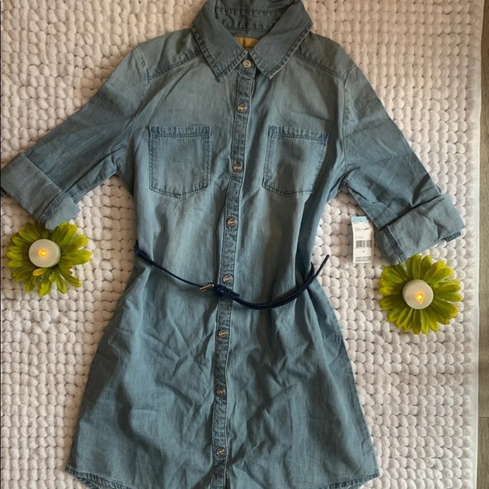 Girls Denim dress Size 8
